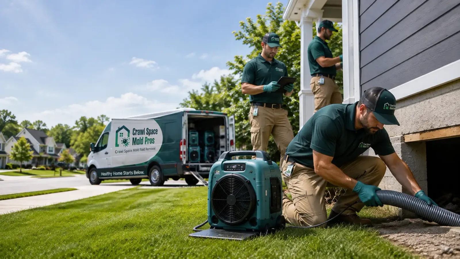 Crawl Space Mold Removal in Robbinsville, NJ